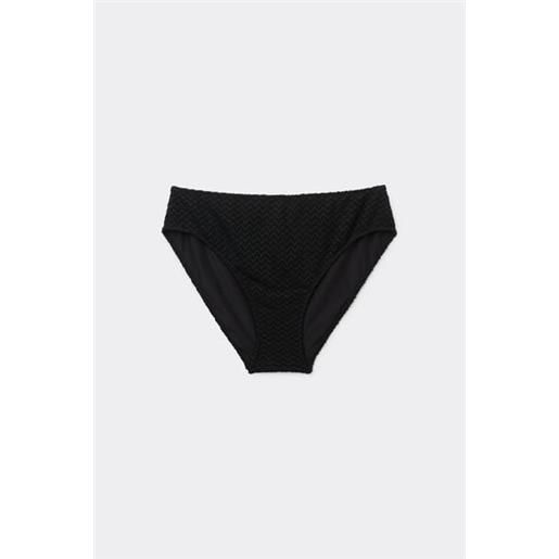 Tezenis bikini slip classico jewel net donna nero