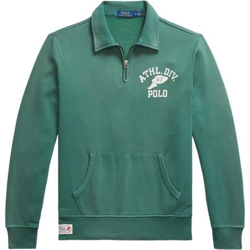 Polo Ralph Lauren felpa in misto cotone - verde