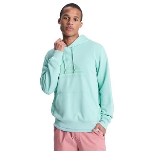 Quiksilver felpa con cappuccio comp logo hoodie uomo rosso