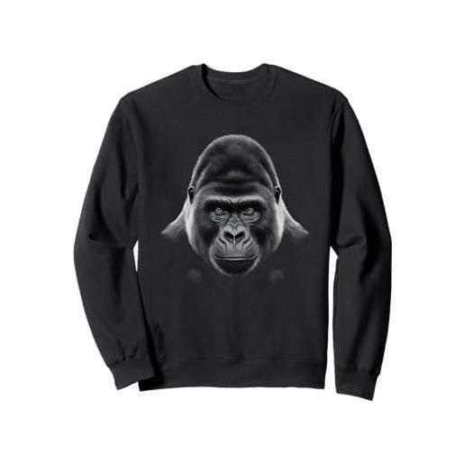 Gorilla Design Head Gorilla testa di gorilla felpa