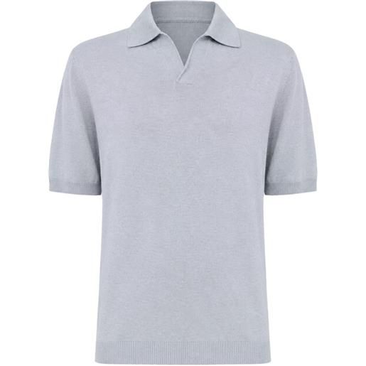 Lardini polo a maniche corte - grigio