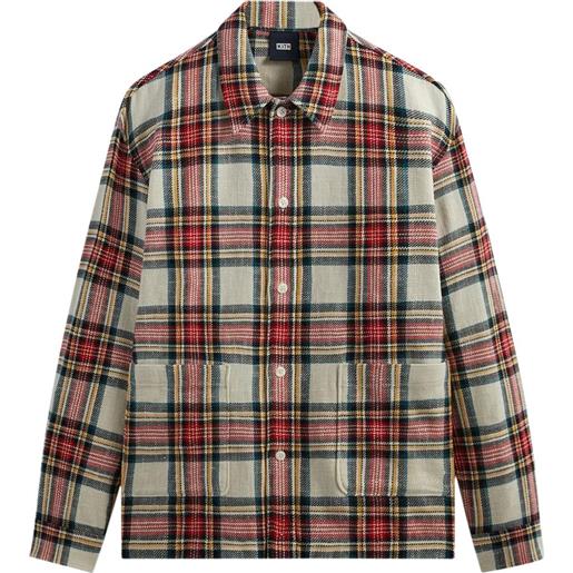 KITH giacca-camicia tartan - toni neutri