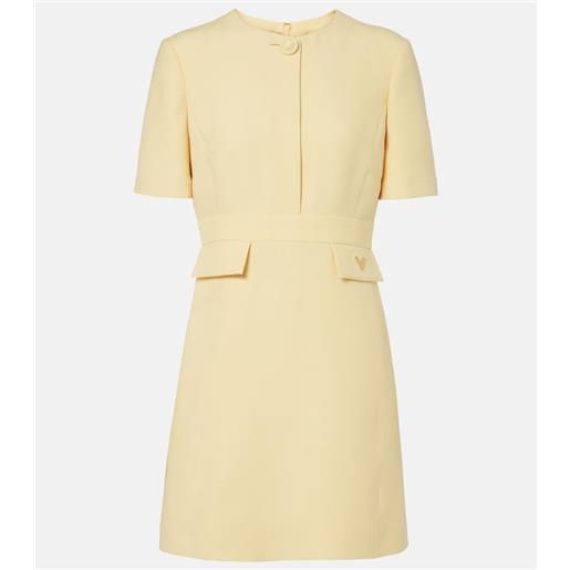 Valentino abito corto in crepe couture