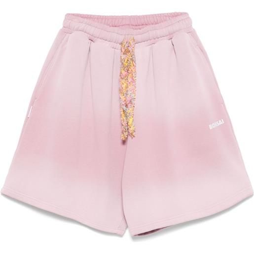 Bonsai shorts sportivi spray - rosa