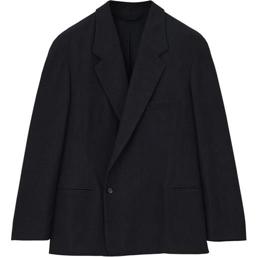 LEMAIRE giacca lunga doppiopetto - nero