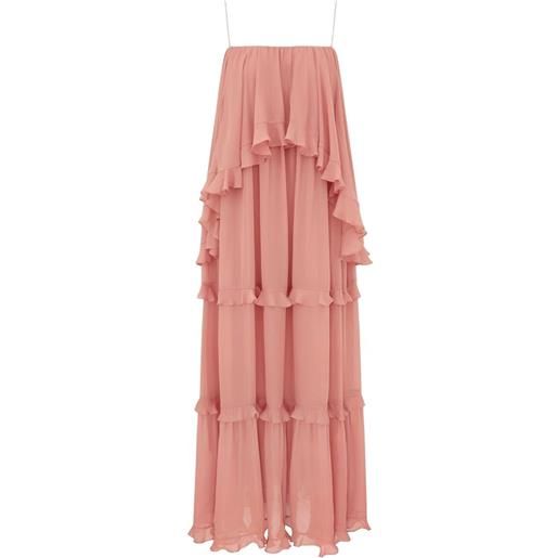 ZIMMERMANN abito con ruches - rosa