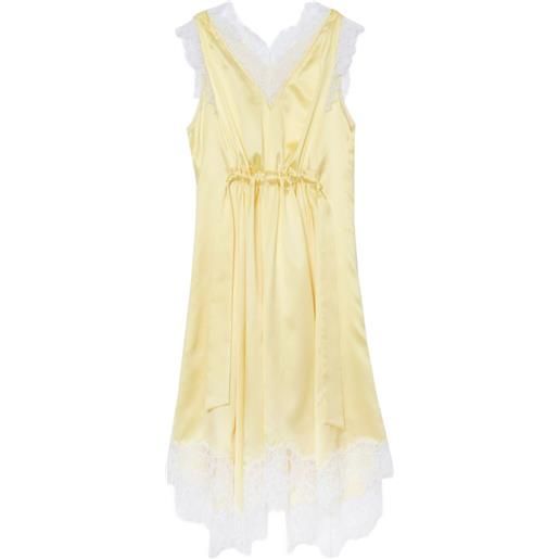 3.1 Phillip Lim abito midi con scollo a v - giallo