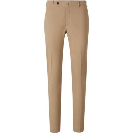 Incotex pantaloni con piega - toni neutri