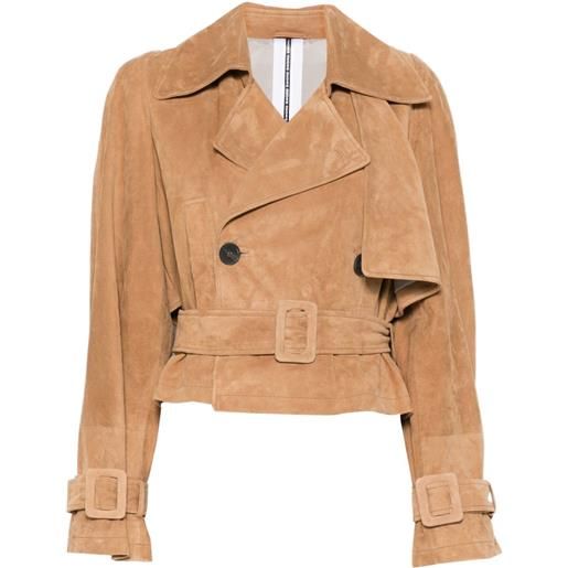 Sword trench con cintura - marrone