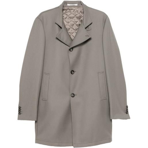 Tagliatore cappotto gordon a collo alto - grigio