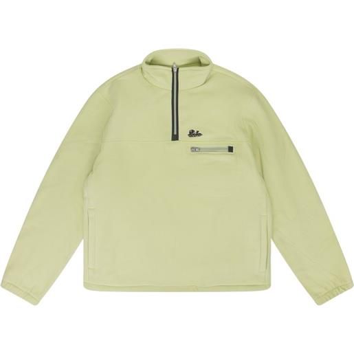 Aimé Leon Dore felpa con mezza zip - giallo