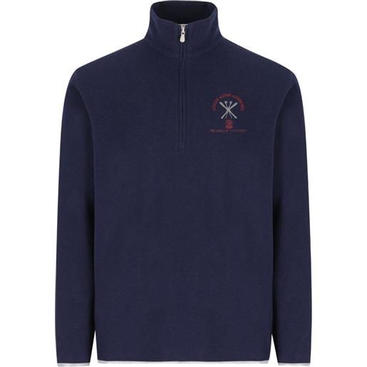 Brunello Cucinelli maglione con zip - blu