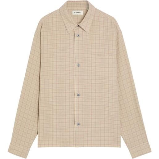 FRAME camicia a quadri - toni neutri