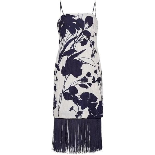 Cara Cara abito midi rita a fiori - bianco