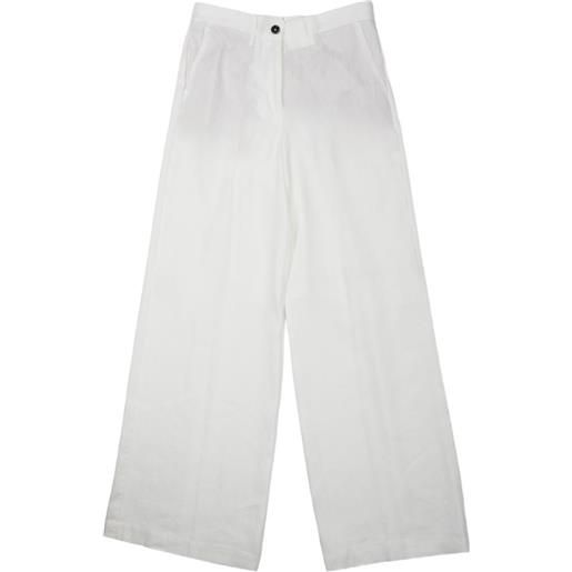 Nine In The Morning pantaloni a gamba ampia - bianco