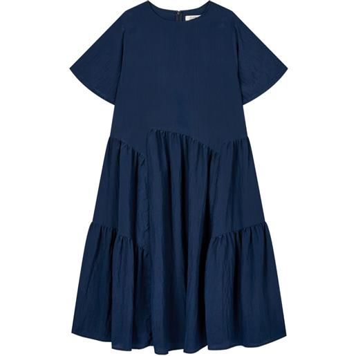 TOMBOY abito svasato asimmetrico - blu