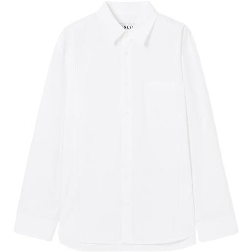 SOLID HOMME t-shirt con taschino - bianco