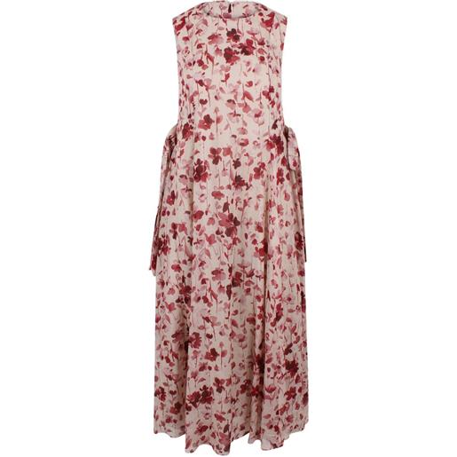 'S Max Mara abito a fiori - toni neutri