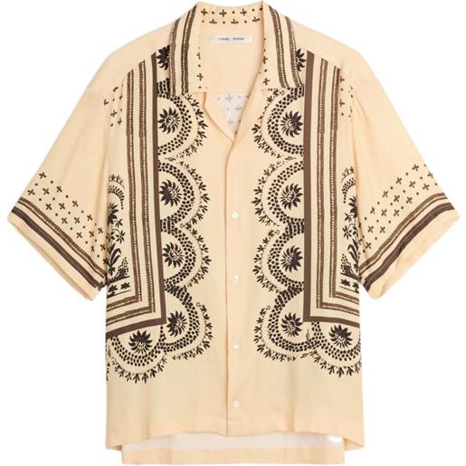 Cmmn Swdn camicia a maniche corte con stampa - toni neutri