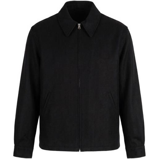 Kaptain Sunshine giacca-camicia con zip - nero