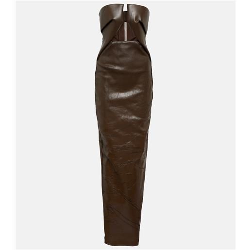 Rick Owens abito lungo di jeans