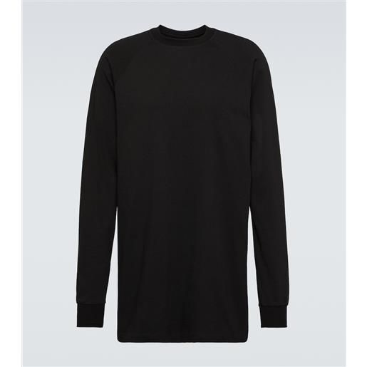Rick Owens felpa baseball in jersey di cotone