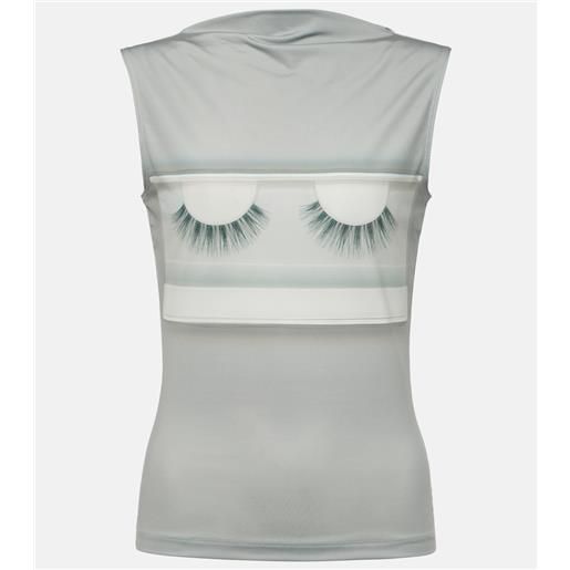 Acne Studios x katerina jebb - top in jersey con stampa