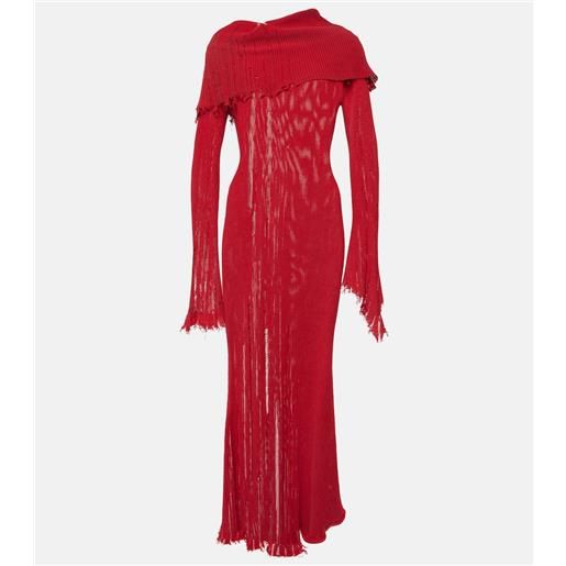 Acne Studios abito lungo in misto cotone