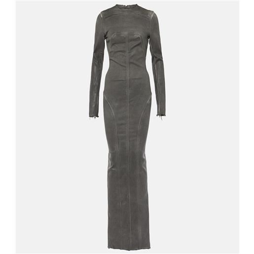 Rick Owens abito lungo di jeans