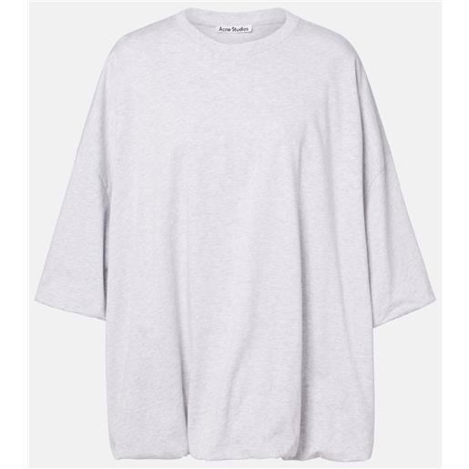 Acne Studios top oversize in jersey di cotone