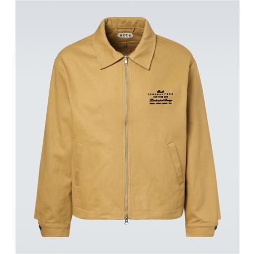 Bode giacca blouson central park in cotone