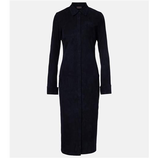 Stouls abito chemisier becky in suede