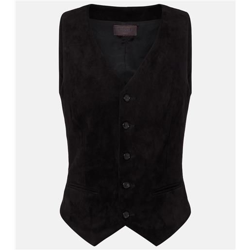 Stouls gilet capone in suede