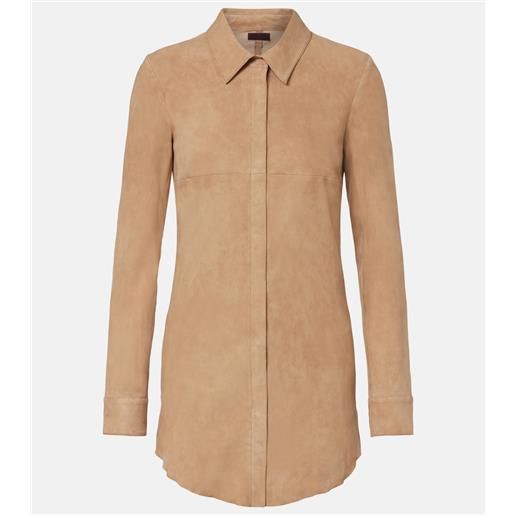 Stouls abito chemisier geraldine in suede