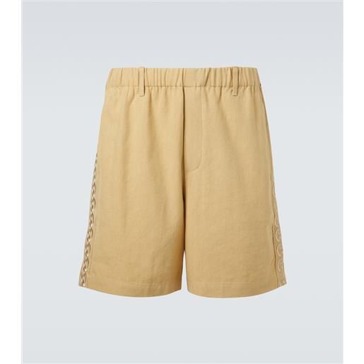 Commas shorts con ricamo