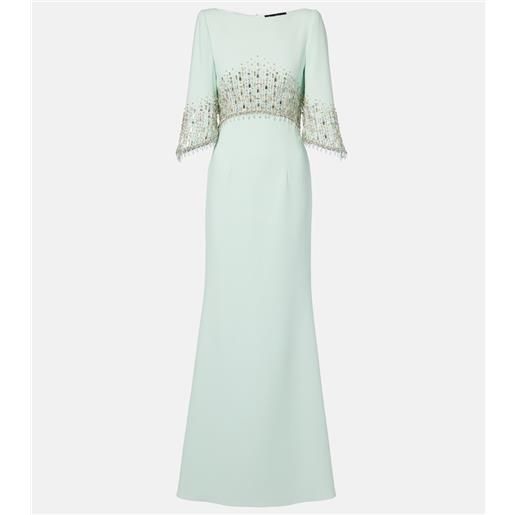 Jenny Packham abito lungo electra con decorazioni