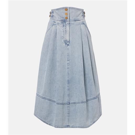Zimmermann gonna midi di jeans wandlerlust