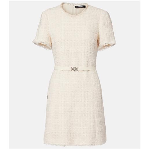 Versace abito corto medusa '95 in tweed
