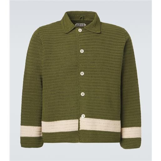 Bode camicia marsh in crochet di cotone