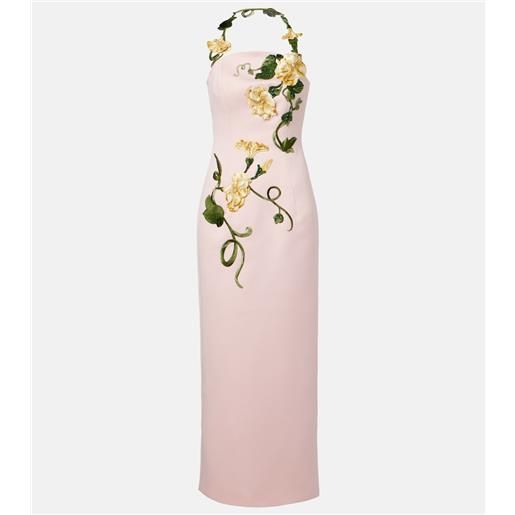 Leo Lin sposa - abito lungo ava in pizzo floreale