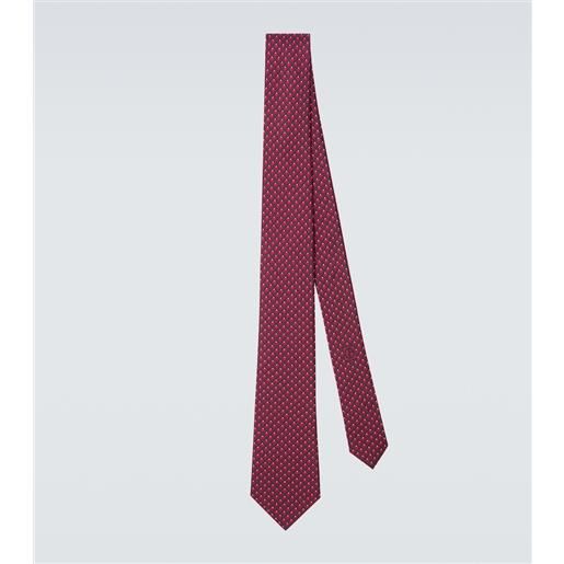Giorgio Armani cravatta archivio in seta jacquard