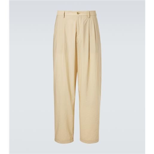Giorgio Armani pantaloni regular archivio in misto cotone