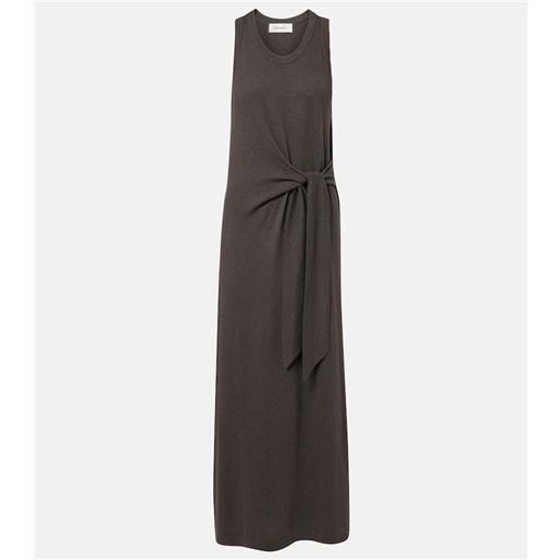 Lisa Yang abito lungo angeline in cotone e cashmere