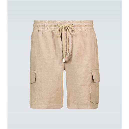 Vilebrequin shorts cargo baie in lino