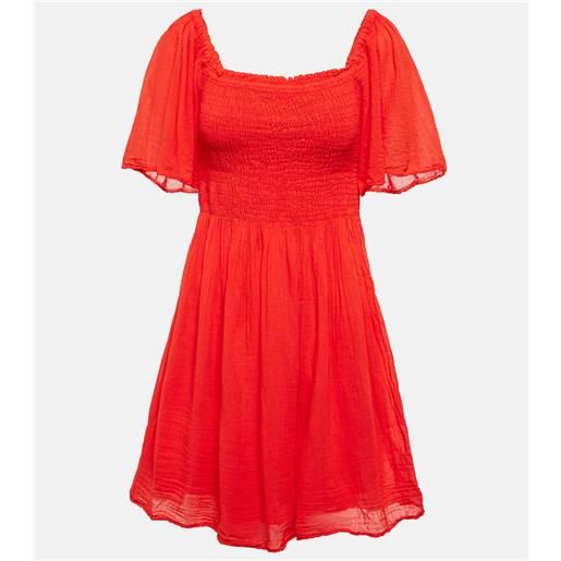 Velvet miniabito esme in cotone