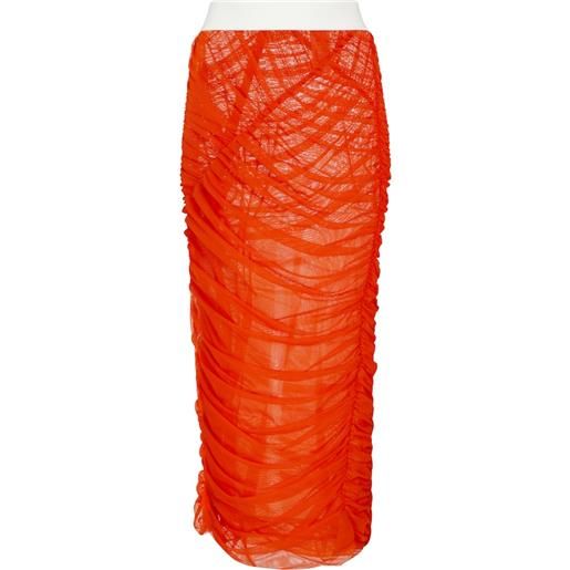 Dries Van Noten gonna midi in mesh