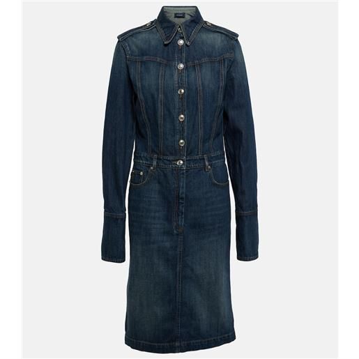 Sportmax abito midi di jeans