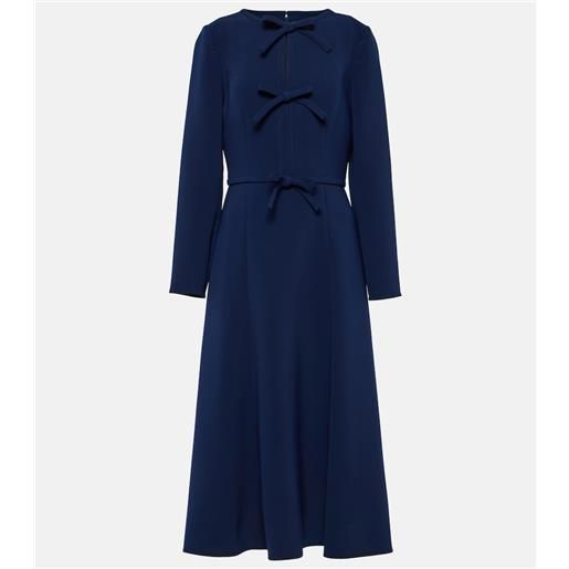 Carolina Herrera abito midi con fiocco