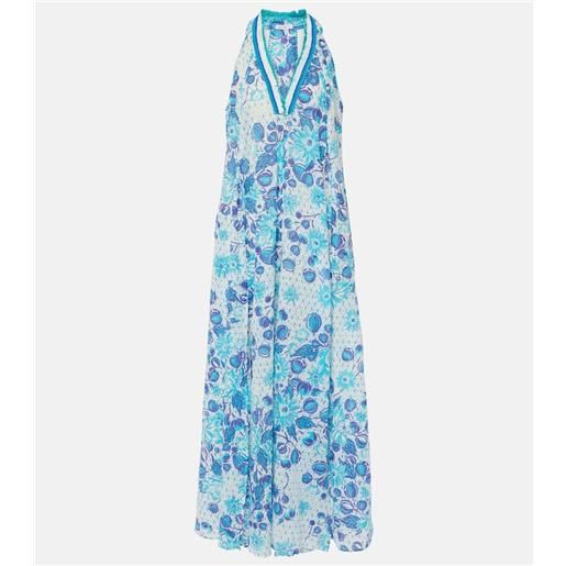 Poupette St Barth abito midi in cotone