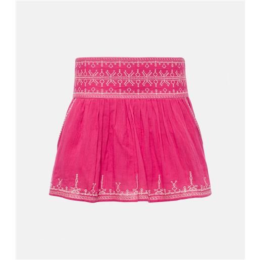 Marant Etoile minigonna picadilia in cotone